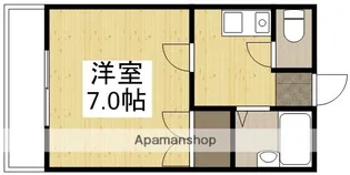 エスポアール中井【1階】の間取り