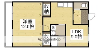 マンション津高(横井上)【1階】の間取り