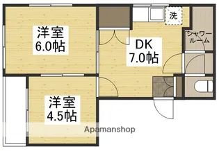 相生橋ビル【204号室】の間取り