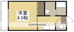 イーストリバーふじおかB【201号室】の間取り