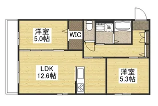 アペルト・ラメール【2階】の間取り