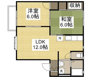 コーポ・カサブランカ【2階】の間取り
