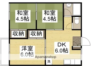 コーポラス水内【2階】の間取り