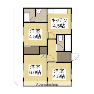 スターブル【102号室】の間取り