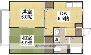 スカイハイツ B【1階】の間取り