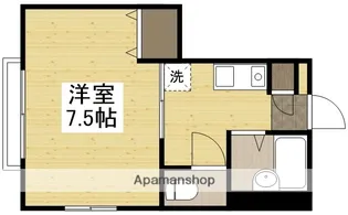 サンライズ吉備津C棟【102号室】の間取り