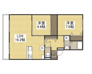 ボヌール【302号室】の間取り
