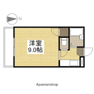 ウィステリア【309号室】の間取り