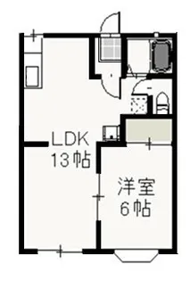 メゾン・ド・YUKI【2階】の間取り