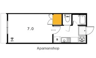メゾンフェスタ浜【3階】の間取り