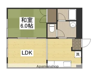 弓之町ビル【603号室】の間取り