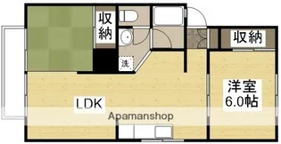 プレジール原田【2階】の間取り