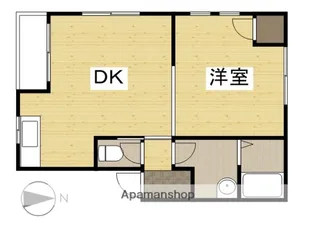 フレンズ伊福町【201号室】の間取り