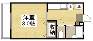 コスモス・インハイツ A【1階】の間取り