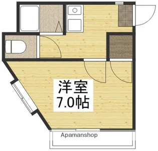 1Kの間取り画像