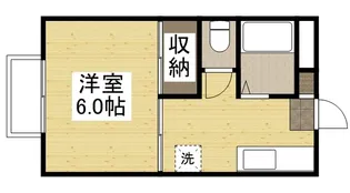 1Kの間取り画像