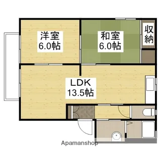 エスティー新福 C棟【2階】の間取り