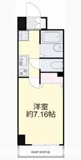 ジュネス医大東【6階】の間取り