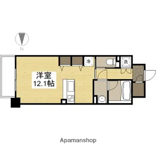 アルファレガロ西古松【1206号室】の間取り