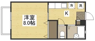 サン・エスポアール【2階】の間取り