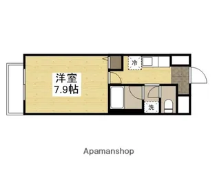 アミスター大供【8階】の間取り