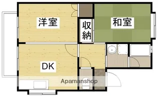 サンフラワーB【205号室】の間取り