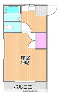 リトルハイム青江Ⅱ【1階】の間取り