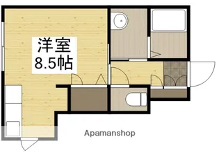 テット・ロッソ【1階】の間取り