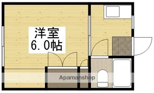 山田ハイツⅠ【1階】の間取り