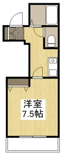 プティ・ハイム本町【5階】の間取り