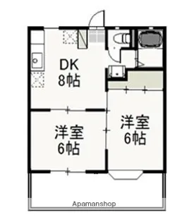 サン・ポート【1階】の間取り