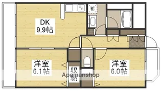 カーサフィオーレ西市駅前【401号室】の間取り