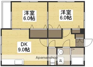 エステート石原 A【205号室】の間取り