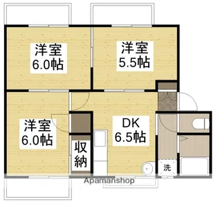 コーポ錦【2階】の間取り
