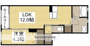 プリムヴェール 壱番館【1階】の間取り