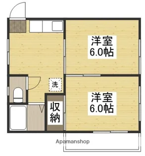 第2木梨コーポ【301号室】の間取り