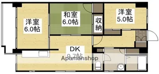 メゾンド岡文館【7階】の間取り