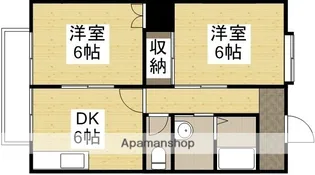 グレースアベニューA【105号室】の間取り