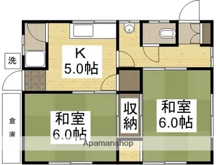 岡山県岡山市南区福浜町【一戸建】の間取り