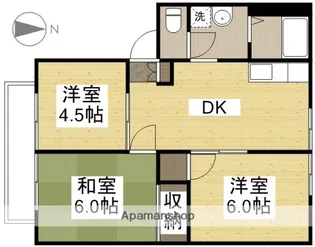 ファミール宮川 A【2階】の間取り