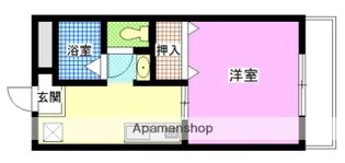 フェリシティヒルズ岸【206号室】の間取り