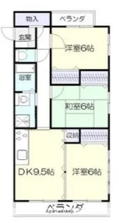 ウェルネス中仙道【4階】の間取り