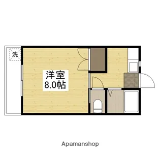 フローリッシュ神田Ⅱ【4階】の間取り