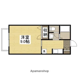 ラ・パルテール百間川五番館【2階】の間取り