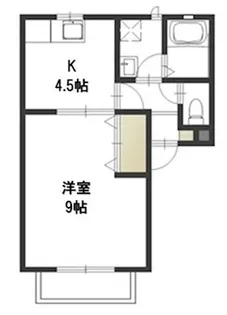 平和荘【2階】の間取り