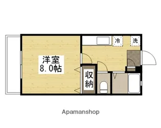 ジュネス学南【203号室】の間取り