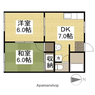 グリーンハウス【1階】の間取り
