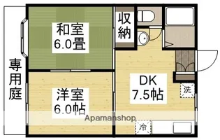 センスフルタウン西王寺Ⅱ C棟【1階】の間取り