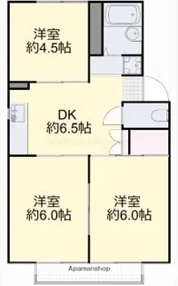 ドミール野田B棟【2階】の間取り