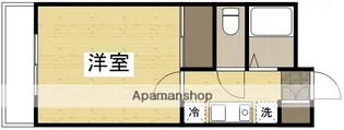 アメニティ西古松【4階】の間取り